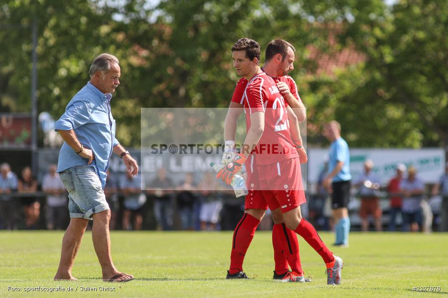 Michael Blatz, Niclas Pfaff, 12.08.2018, Bezirksliga West, TuS Aschaffenburg-Leider, TSV Retzbach - Bild-ID: 2227878