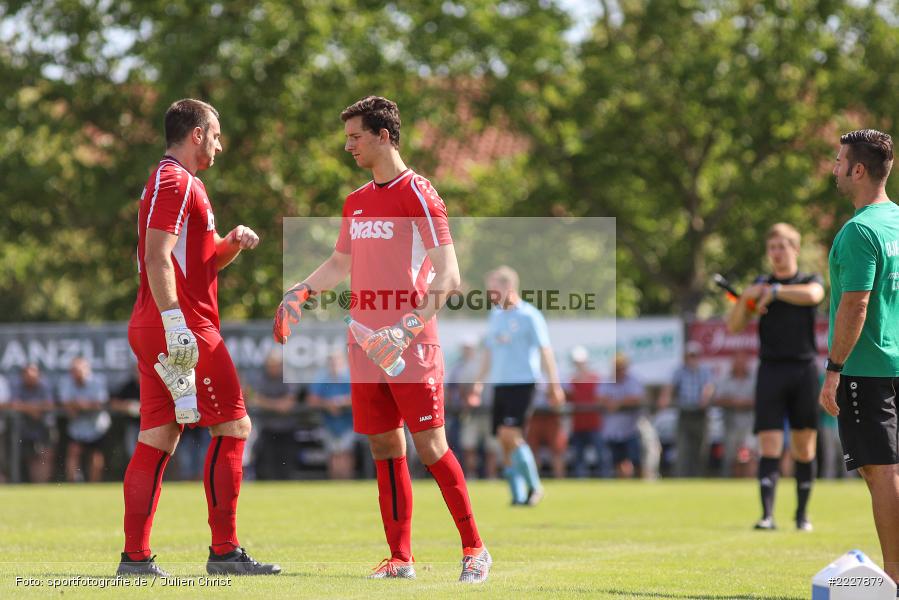 Michael Blatz, Niclas Pfaff, 12.08.2018, Bezirksliga West, TuS Aschaffenburg-Leider, TSV Retzbach - Bild-ID: 2227879