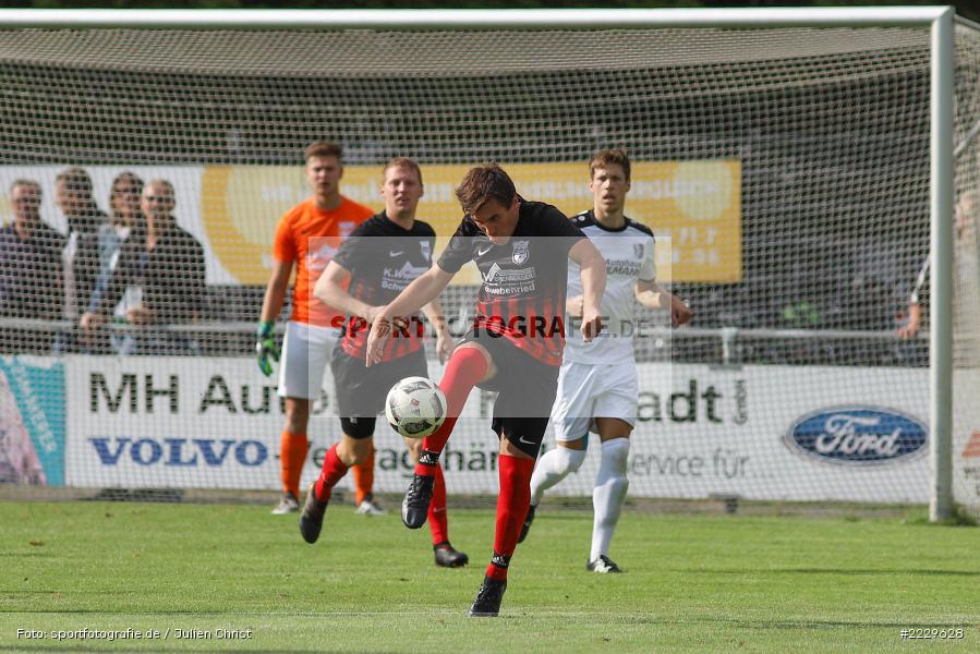 Julian Hart, 25.08.2018, Landesliga Nordwest, DJK Schwebenried/Schwemmelsbach, TSV Karlburg - Bild-ID: 2229628