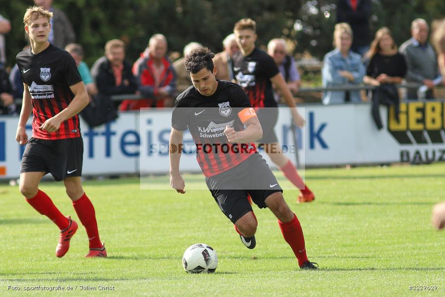 Fabian Lichtlein, 25.08.2018, Landesliga Nordwest, DJK Schwebenried/Schwemmelsbach, TSV Karlburg - Bild-ID: 2229629