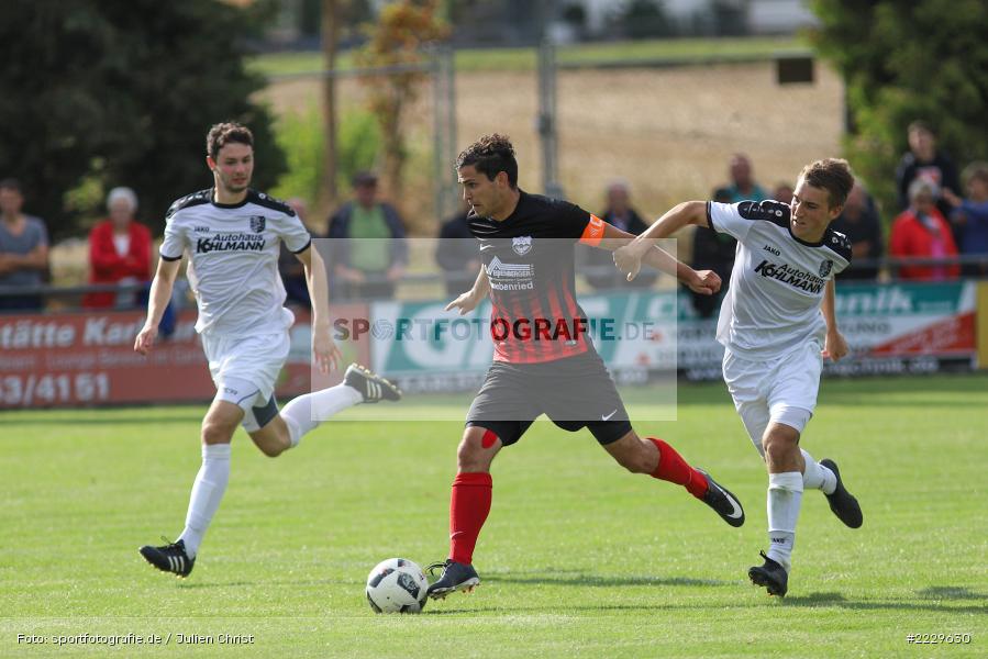 Jan Wabnitz, Andreas Rösch, Fabian Lichtlein, 25.08.2018, Landesliga Nordwest, DJK Schwebenried/Schwemmelsbach, TSV Karlburg - Bild-ID: 2229630