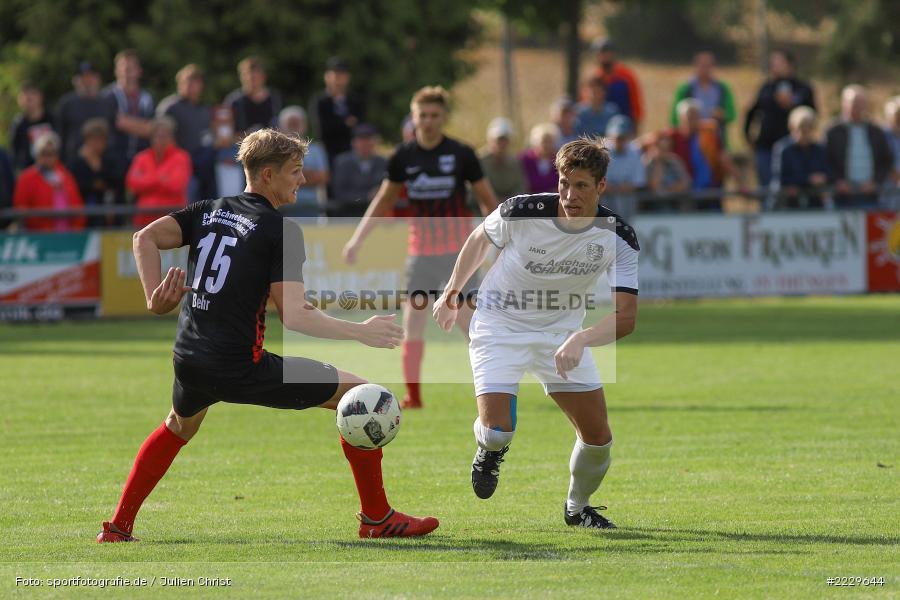 Marcel Behr, 25.08.2018, Landesliga Nordwest, DJK Schwebenried/Schwemmelsbach, TSV Karlburg - Bild-ID: 2229644