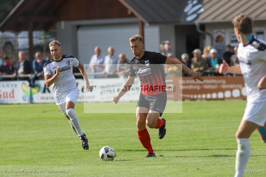 Sebastian Heinlein, 25.08.2018, Landesliga Nordwest, DJK Schwebenried/Schwemmelsbach, TSV Karlburg - Bild-ID: 2229649