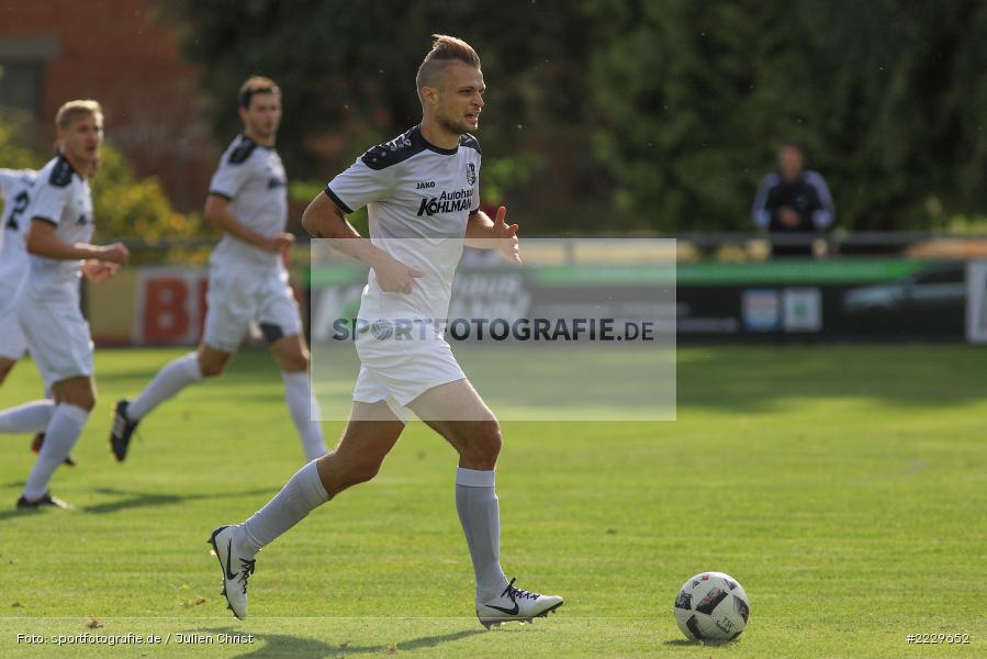 Marvin Schramm, 25.08.2018, Landesliga Nordwest, DJK Schwebenried/Schwemmelsbach, TSV Karlburg - Bild-ID: 2229652