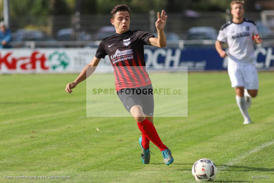 Marcel Kühlinger, 25.08.2018, Landesliga Nordwest, DJK Schwebenried/Schwemmelsbach, TSV Karlburg - Bild-ID: 2229654