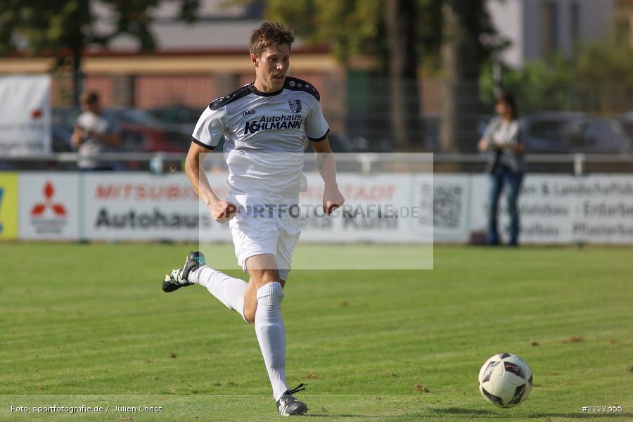 David Machau, 25.08.2018, Landesliga Nordwest, DJK Schwebenried/Schwemmelsbach, TSV Karlburg - Bild-ID: 2229655