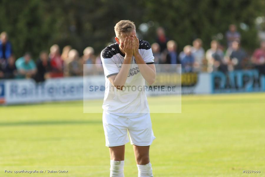 Sebastian Stumpf, 25.08.2018, Landesliga Nordwest, DJK Schwebenried/Schwemmelsbach, TSV Karlburg - Bild-ID: 2229666