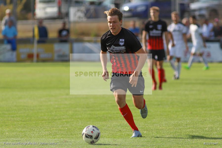 Simon Weißenberger, 25.08.2018, Landesliga Nordwest, DJK Schwebenried/Schwemmelsbach, TSV Karlburg - Bild-ID: 2229669