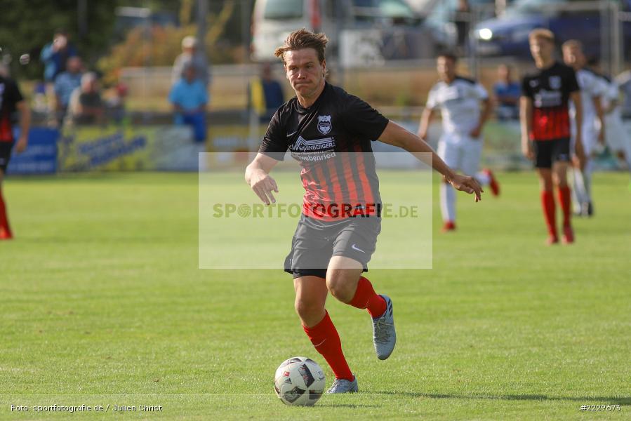 Simon Weißenberger, 25.08.2018, Landesliga Nordwest, DJK Schwebenried/Schwemmelsbach, TSV Karlburg - Bild-ID: 2229673
