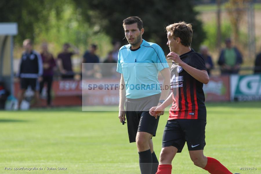 Marcel Geuß, 25.08.2018, Landesliga Nordwest, DJK Schwebenried/Schwemmelsbach, TSV Karlburg - Bild-ID: 2229676