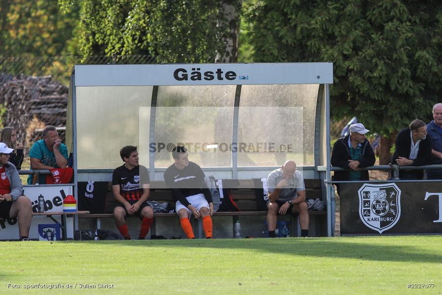 Dominik Schönhöfer, 25.08.2018, Landesliga Nordwest, DJK Schwebenried/Schwemmelsbach, TSV Karlburg - Bild-ID: 2229677