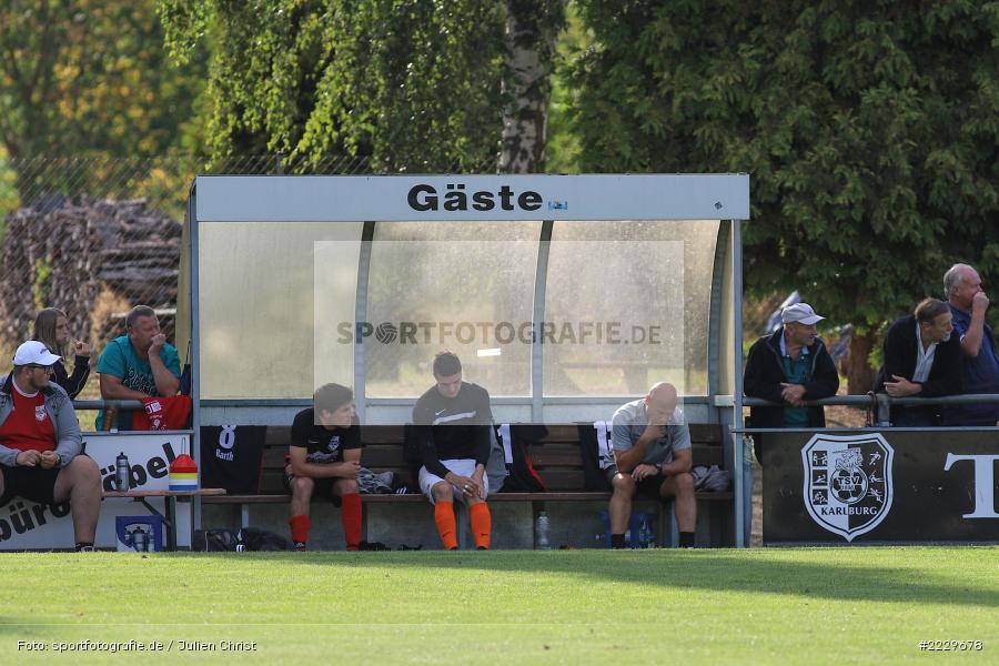 Dominik Schönhöfer, 25.08.2018, Landesliga Nordwest, DJK Schwebenried/Schwemmelsbach, TSV Karlburg - Bild-ID: 2229678