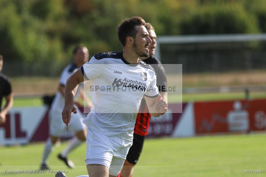 Dominik Lambrecht, 25.08.2018, Landesliga Nordwest, DJK Schwebenried/Schwemmelsbach, TSV Karlburg - Bild-ID: 2229685