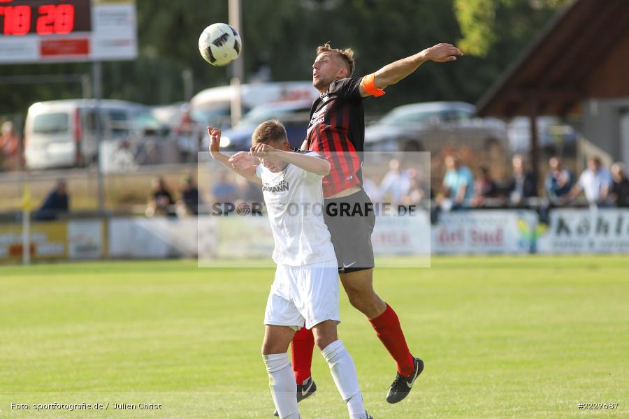 Sebastian Heinlein, Sebastian Stumpf, 25.08.2018, Landesliga Nordwest, DJK Schwebenried/Schwemmelsbach, TSV Karlburg - Bild-ID: 2229687