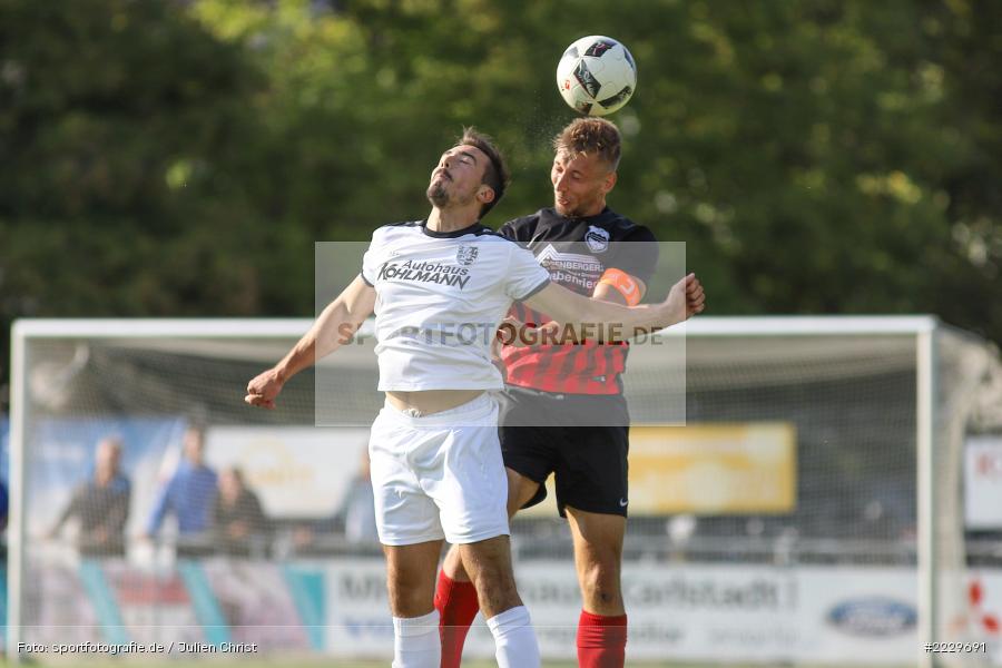 Sebastian Heinlein, Dominik Lambrecht, 25.08.2018, Landesliga Nordwest, DJK Schwebenried/Schwemmelsbach, TSV Karlburg - Bild-ID: 2229691