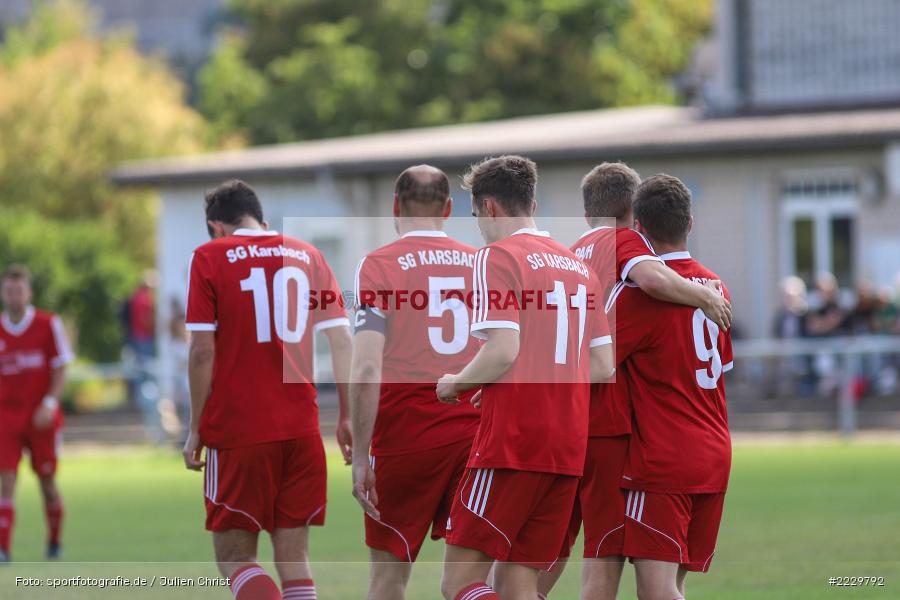 Torjubel, Kreisklasse Würzburg, 26.08.2018, FC Karsbach, FC Gössenheim - Bild-ID: 2229792 Torjubel, Kreisklasse Würzburg, 26.08.2018, FC Karsbach, FC Gössenheim - Bild-ID: 2229792