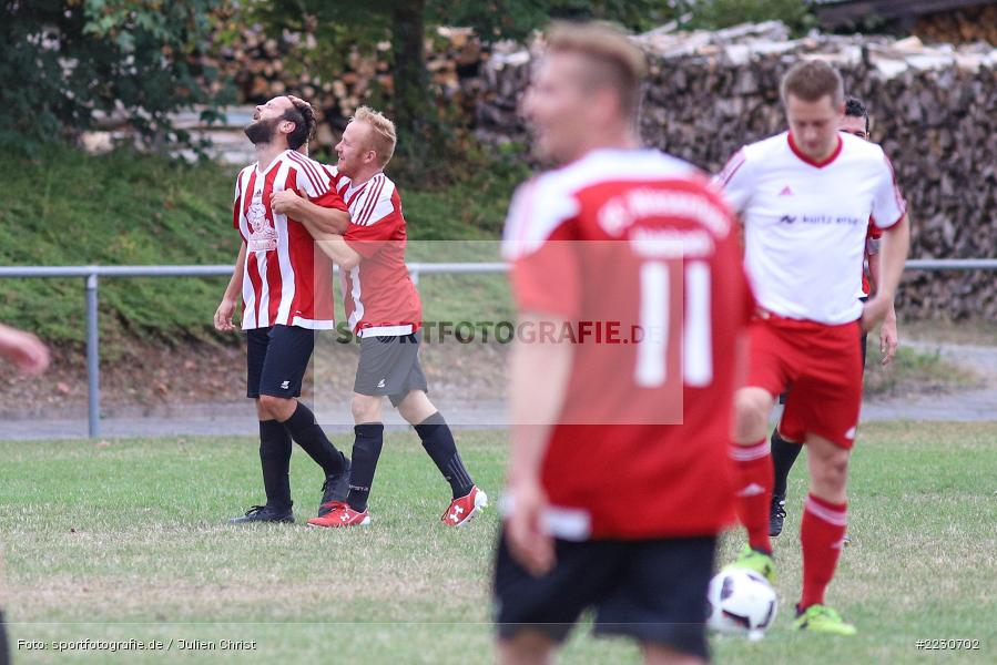 Wolfgang Bayer, Julian Wahnschaffe, 02.09.2018, Kreisklasse Würzburg, FV Langenprozelten/Neuendorf, FC Wiesenfeld-Halsbach - Bild-ID: 2230702 Wolfgang Bayer, Julian Wahnschaffe, 02.09.2018, Kreisklasse Würzburg, FV Langenprozelten/Neuendorf, FC Wiesenfeld-Halsbach - Bild-ID: 2230702