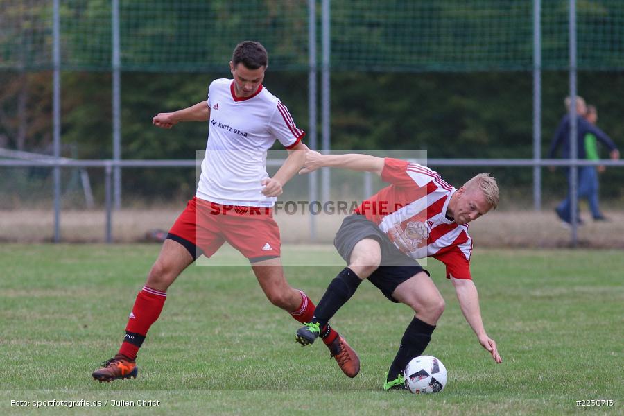 Lukas Imhof, Tobias Winheim, 02.09.2018, Kreisklasse Würzburg, FV Langenprozelten/Neuendorf, FC Wiesenfeld-Halsbach - Bild-ID: 2230713 Lukas Imhof, Tobias Winheim, 02.09.2018, Kreisklasse Würzburg, FV Langenprozelten/Neuendorf, FC Wiesenfeld-Halsbach - Bild-ID: 2230713