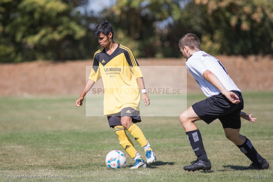 Khemmachat Hofmann, Philipp Rauch, 16.09.2018, A-Klasse Würzburg, BSC Aura, FV Steinfeld/Hausen-Rohrbach II - Bild-ID: 2232983