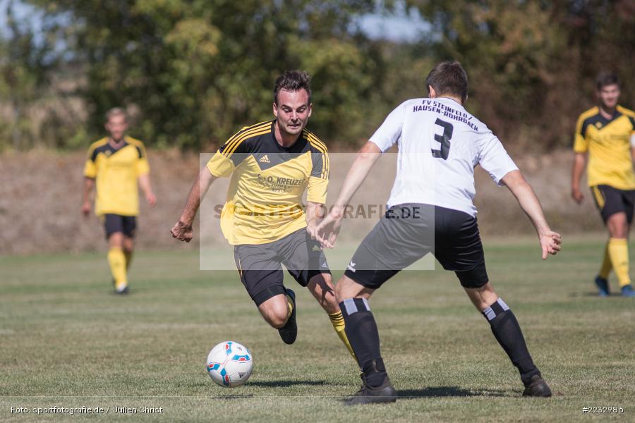 David Pahls, Markus Egert, 16.09.2018, A-Klasse Würzburg, BSC Aura, FV Steinfeld/Hausen-Rohrbach II - Bild-ID: 2232986