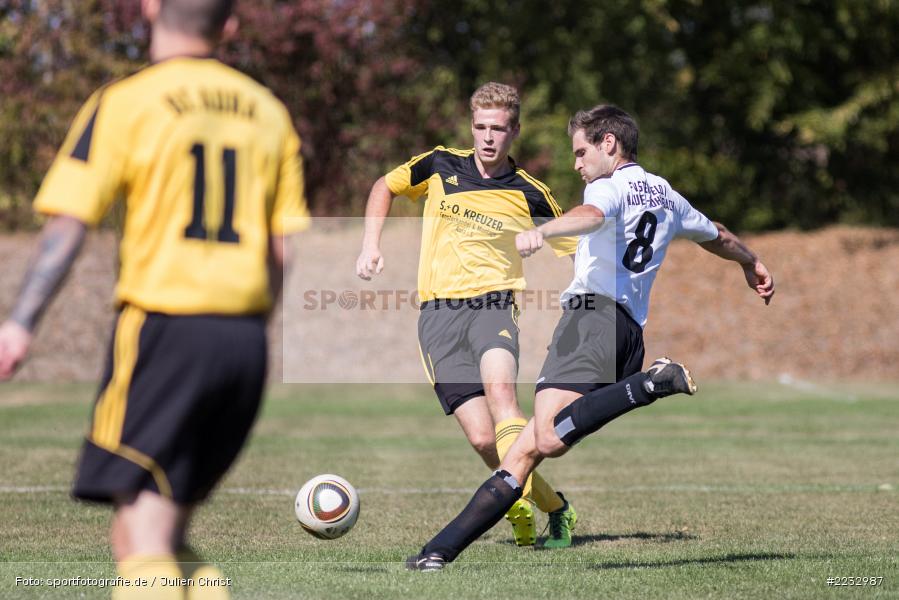 Pascal Schelbert, David Schuhmann, 16.09.2018, A-Klasse Würzburg, BSC Aura, FV Steinfeld/Hausen-Rohrbach II - Bild-ID: 2232987