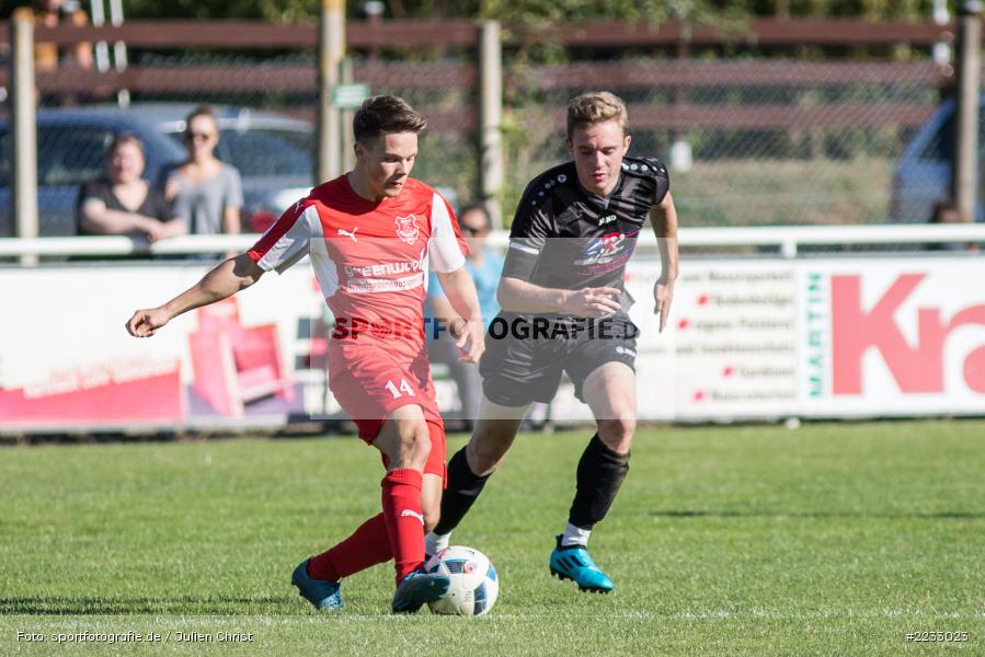 Luca Kempf, Tim Hofbauer, 16.09.2018, Bezirksliga West, SpVgg Hösbach-Bahnhof, FV Karlstadt - Bild-ID: 2233023
