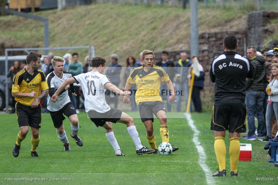 Pascal Schelbert, Philipp Fischer, A-Klasse Würzburg, 23.09.2018, DJK Fellen, BSC Aura - Bild-ID: 2233914
