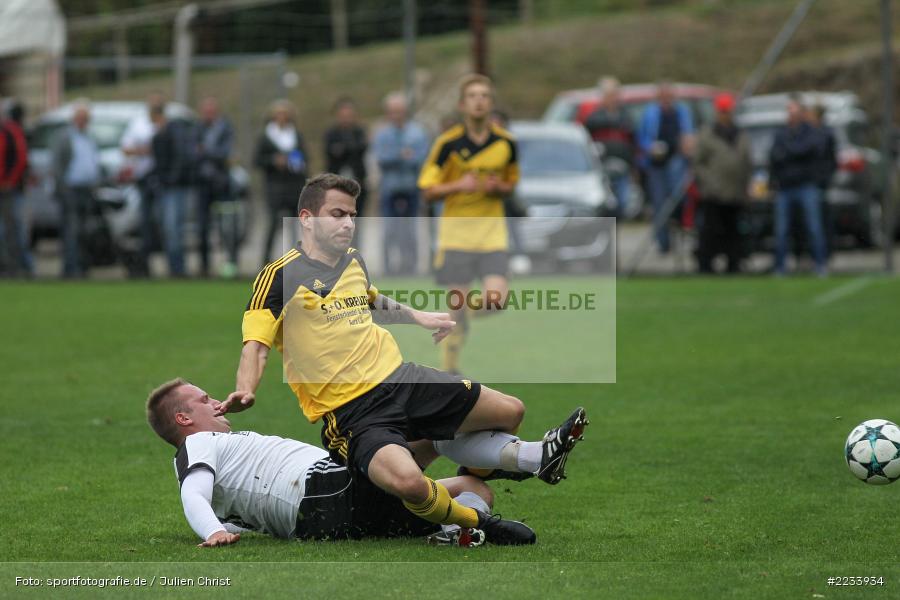 Dane Hofmann, Jonas Pfeifroth, A-Klasse Würzburg, 23.09.2018, DJK Fellen, BSC Aura - Bild-ID: 2233934