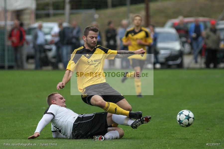 Dane Hofmann, Jonas Pfeifroth, A-Klasse Würzburg, 23.09.2018, DJK Fellen, BSC Aura - Bild-ID: 2233937