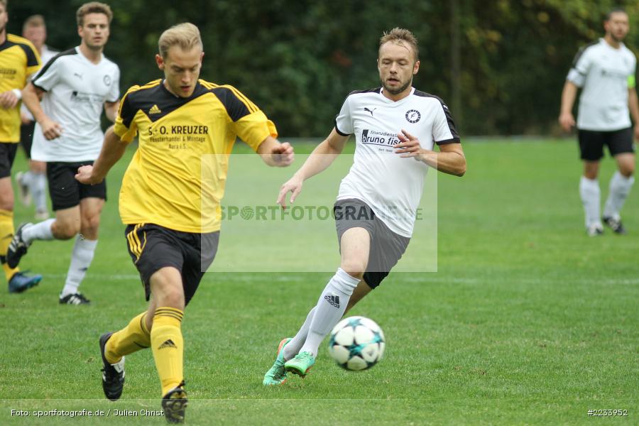 Michael Rützel, Christoph Fischer, A-Klasse Würzburg, 23.09.2018, DJK Fellen, BSC Aura - Bild-ID: 2233952