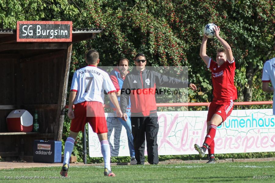 Manuel Rützel, 29.09.2018, Kreisklasse Würzburg, FC Karsbach, SG Burgsinn - Bild-ID: 2233957