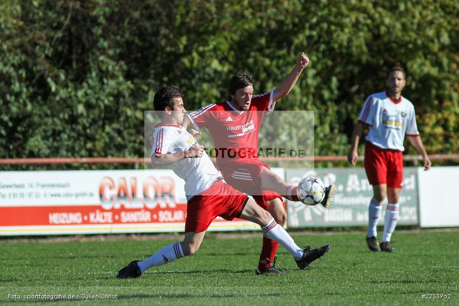Jonas Rösch, Julian Albert, 29.09.2018, Kreisklasse Würzburg, FC Karsbach, SG Burgsinn - Bild-ID: 2233962