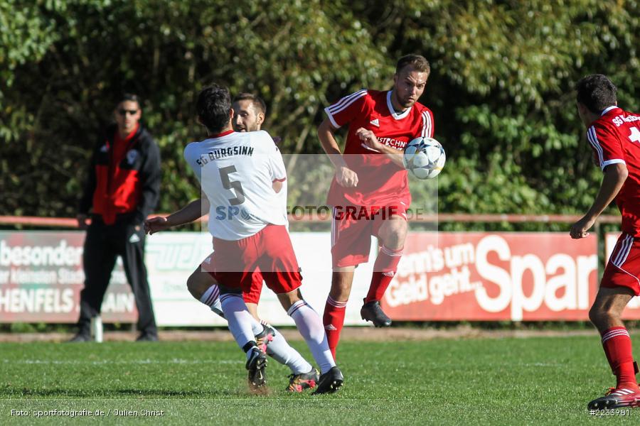 Yusuf Gürler, Steffen Lochmann, 29.09.2018, Kreisklasse Würzburg, FC Karsbach, SG Burgsinn - Bild-ID: 2233981