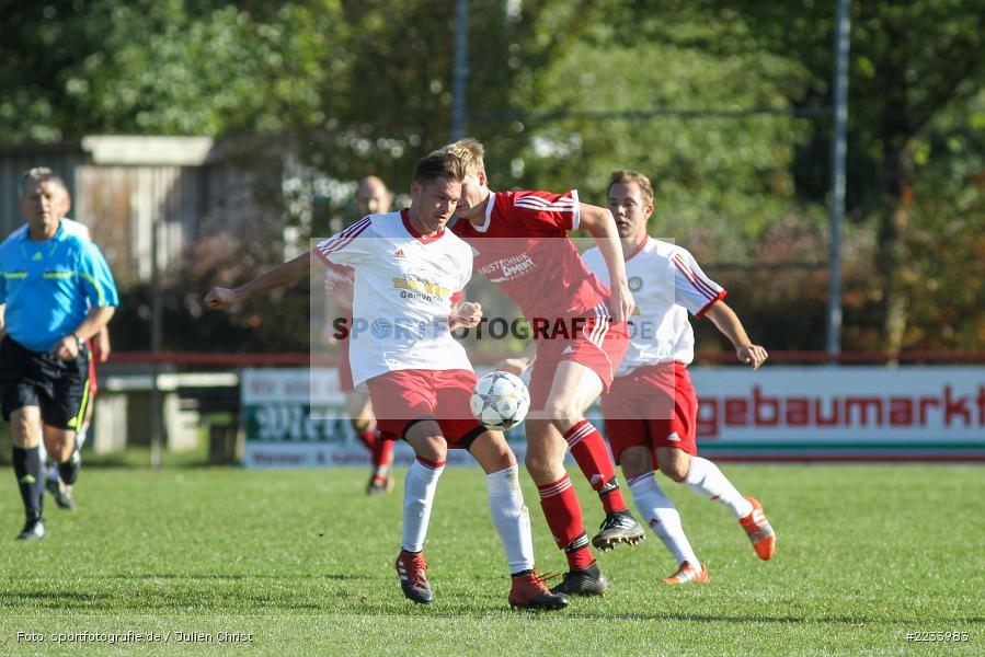 Bastian Schmitt, Jonas Heim, 29.09.2018, Kreisklasse Würzburg, FC Karsbach, SG Burgsinn - Bild-ID: 2233983
