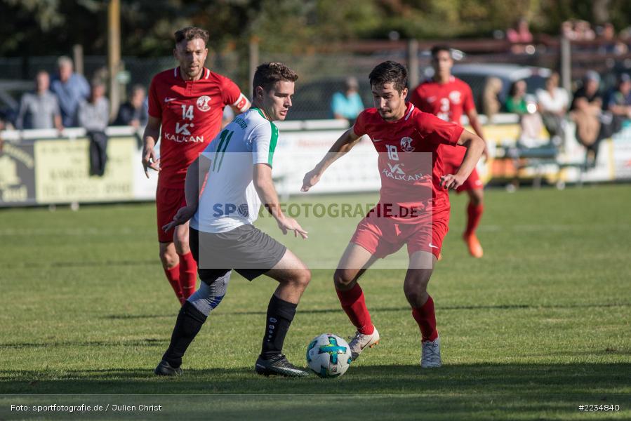 Ege Noyan, Lukas Wolf, 30.09.2018, Bezirksliga West, SV Vatan Spor Aschaffenburg, FV Karlstadt - Bild-ID: 2234840
