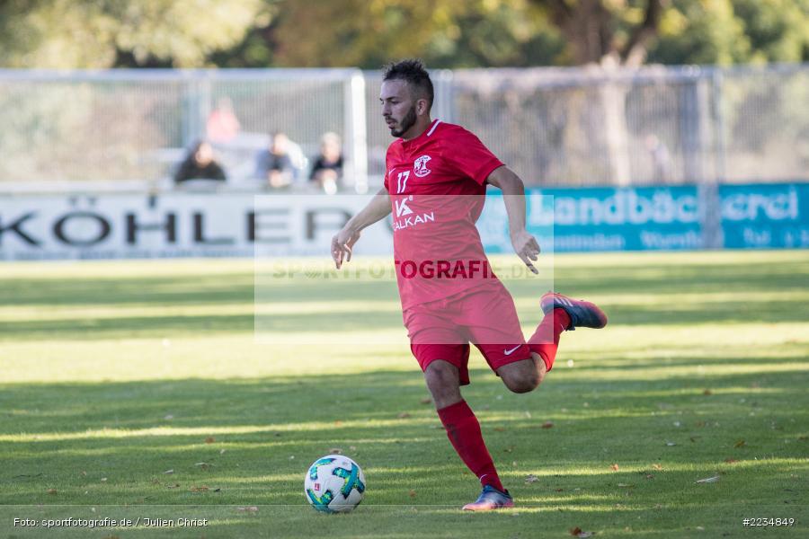 Tuncer Özbahar, 30.09.2018, Bezirksliga West, SV Vatan Spor Aschaffenburg, FV Karlstadt - Bild-ID: 2234849 Tuncer Özbahar, 30.09.2018, Bezirksliga West, SV Vatan Spor Aschaffenburg, FV Karlstadt - Bild-ID: 2234849