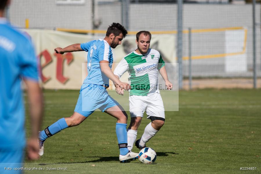 Mario Feser, Gökhan Balaban, 30.09.2018, B-Klasse Würzburg, FC Gössenheim II, FV Karlstadt II - Bild-ID: 2234857