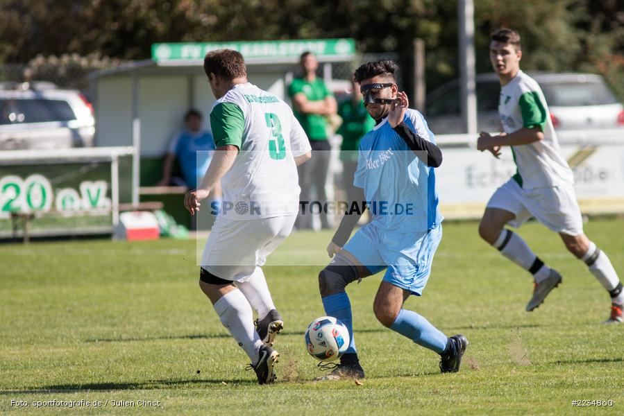 Mario Feser, Serkan Serbetcioglu, 30.09.2018, B-Klasse Würzburg, FC Gössenheim II, FV Karlstadt II - Bild-ID: 2234860