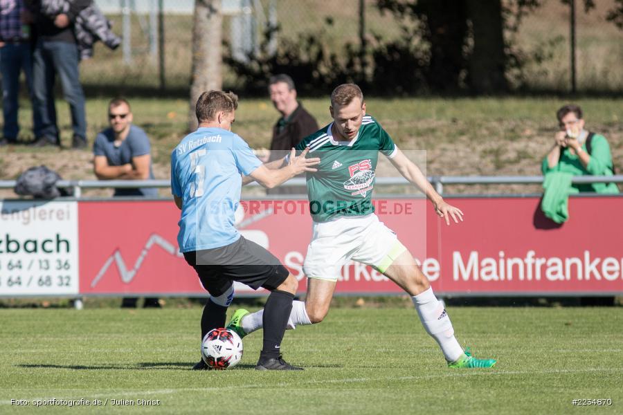 Steffen Englert, Lukas Gößwein, 30.09.2018, Bezirksliga West, TSV Neuhütten-Wiesthal, TSV Retzbach - Bild-ID: 2234870