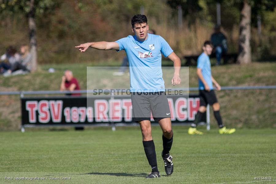 Nicolai Zull, 30.09.2018, Bezirksliga West, TSV Neuhütten-Wiesthal, TSV Retzbach - Bild-ID: 2234873