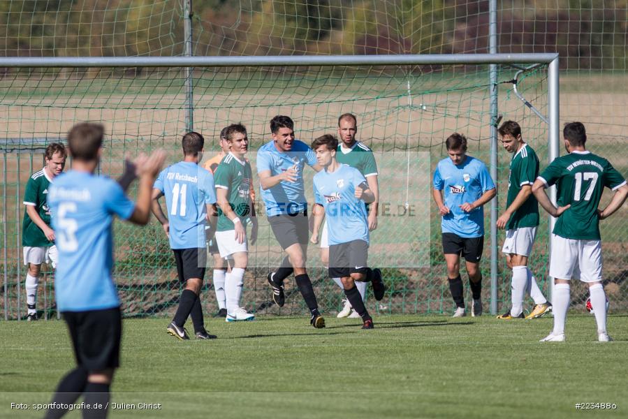 Nicolai Zull, Dominik Hehrlein, 30.09.2018, Bezirksliga West, TSV Neuhütten-Wiesthal, TSV Retzbach - Bild-ID: 2234886
