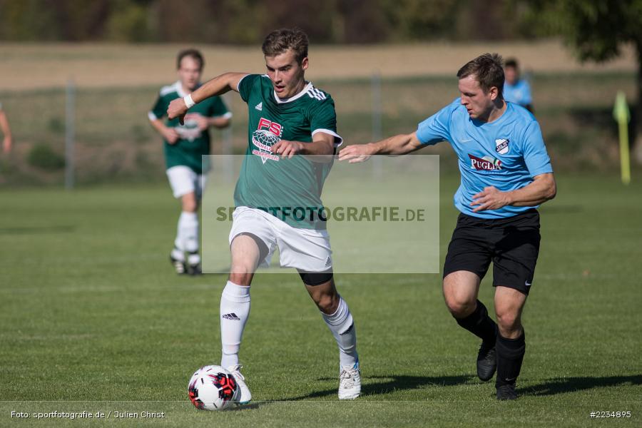 Manuel Rumpel, Alexander Kunkel, 30.09.2018, Bezirksliga West, TSV Neuhütten-Wiesthal, TSV Retzbach - Bild-ID: 2234895