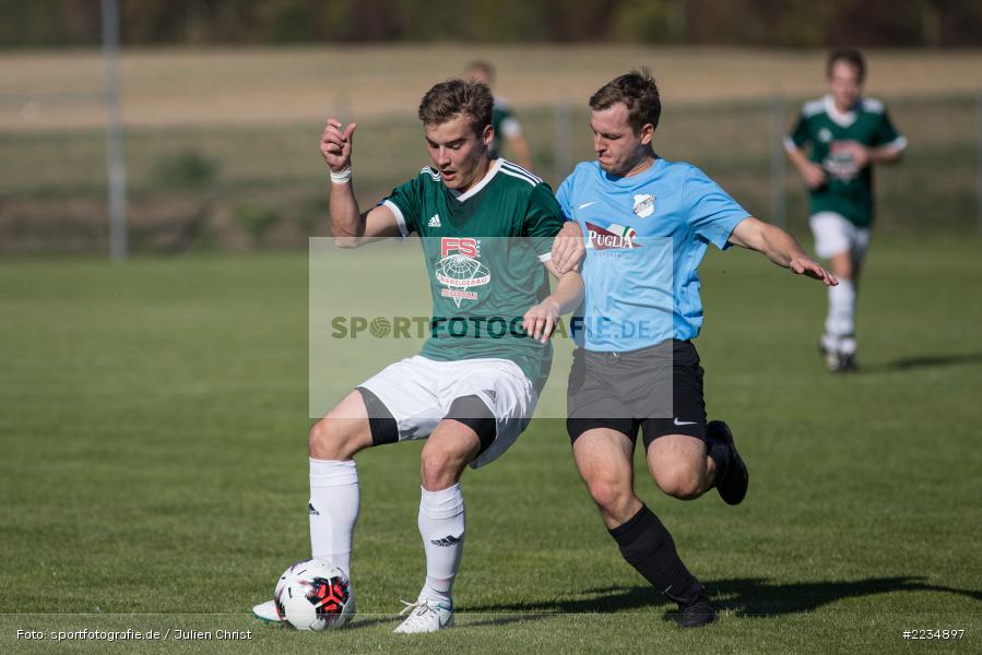 Manuel Rumpel, Alexander Kunkel, 30.09.2018, Bezirksliga West, TSV Neuhütten-Wiesthal, TSV Retzbach - Bild-ID: 2234897