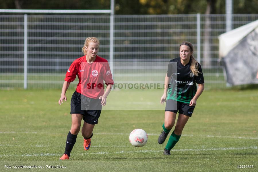 Anne-Kathrin Flederer, Sandra Hefner, 03.10.2018, (SG) TSV Großheubach, FV Karlstadt - Bild-ID: 2234949
