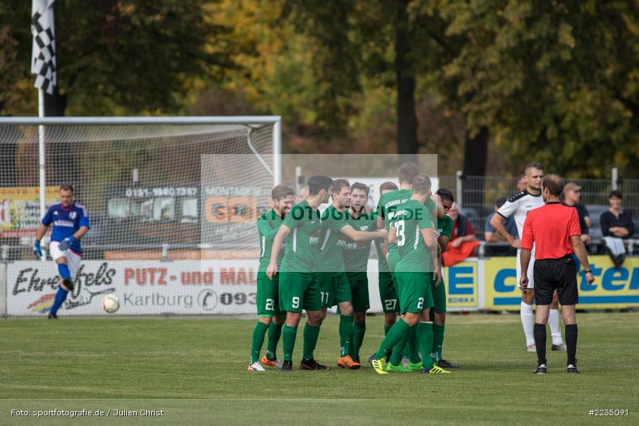 Nikolaos Koukalias, 06.10.2018, Landesliga Nordwest, SV Alemannia Haibach, TSV Karlburg - Bild-ID: 2235091