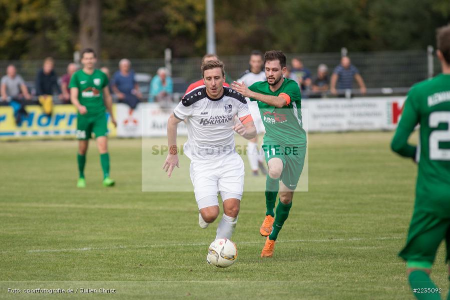 Baris Eren, Manuel Römlein, 06.10.2018, Landesliga Nordwest, SV Alemannia Haibach, TSV Karlburg - Bild-ID: 2235092