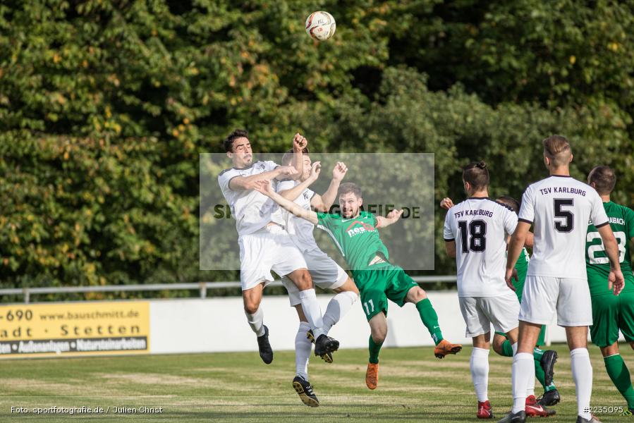 Baris Eren, Dominik Lambrecht, 06.10.2018, Landesliga Nordwest, SV Alemannia Haibach, TSV Karlburg - Bild-ID: 2235095