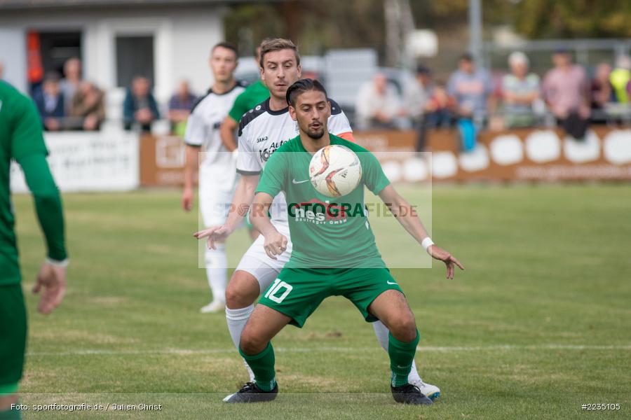 Manuel Römlein, Furkan Sandikci, 06.10.2018, Landesliga Nordwest, SV Alemannia Haibach, TSV Karlburg - Bild-ID: 2235105