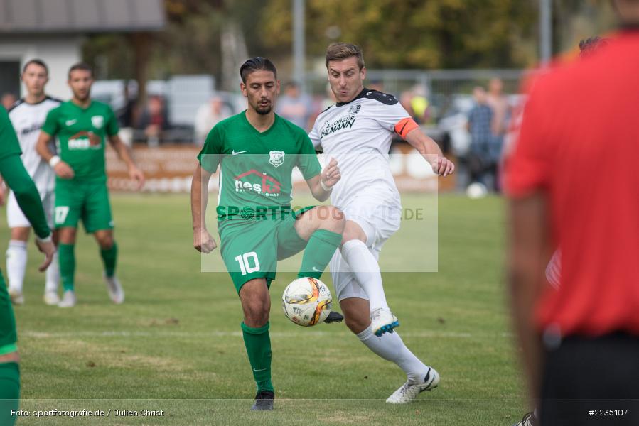 Manuel Römlein, Furkan Sandikci, 06.10.2018, Landesliga Nordwest, SV Alemannia Haibach, TSV Karlburg - Bild-ID: 2235107 Manuel Römlein, Furkan Sandikci, 06.10.2018, Landesliga Nordwest, SV Alemannia Haibach, TSV Karlburg - Bild-ID: 2235107