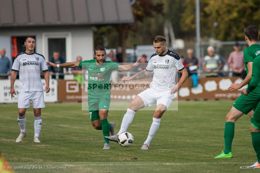 Marvin Schramm, Nikolaos Koukalias, 06.10.2018, Landesliga Nordwest, SV Alemannia Haibach, TSV Karlburg - Bild-ID: 2235116 Marvin Schramm, Nikolaos Koukalias, 06.10.2018, Landesliga Nordwest, SV Alemannia Haibach, TSV Karlburg - Bild-ID: 2235116